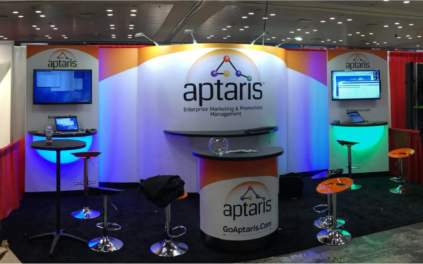 Tradeshow booth 10'x20' design and implementation